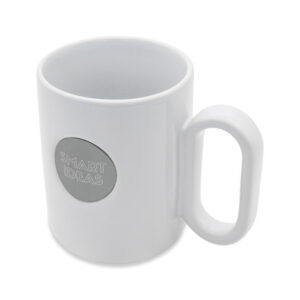 Kubek ceramiczny Pery 480 ml, biały