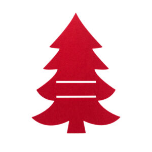 Filcowe kieszonki na sztućce Tweegy, czerwony