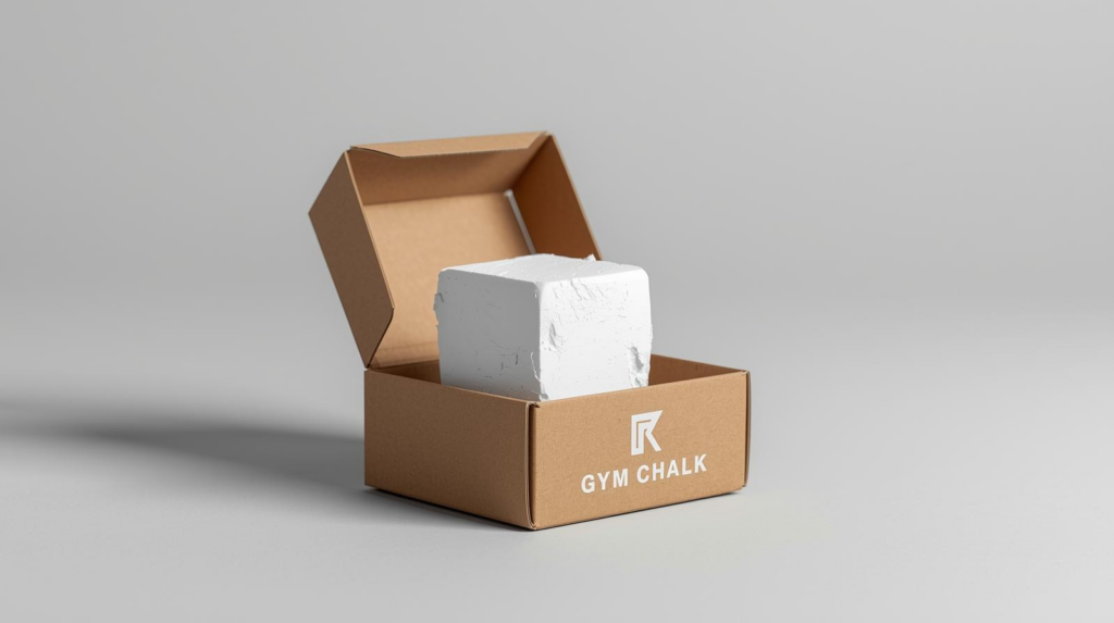 Magnezja w kostce GYM chalk z tłem