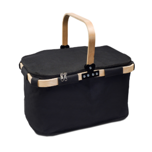 Kosz termiczny na zakupy Woody, czarny